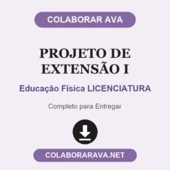 Projeto de Extensão I de Educação Física LICENCIATURA pronto para entregar