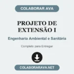 Projeto de Extensão I Engenharia Ambiental e Sanitária