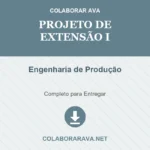 Portfólio Individual Projeto de extensão I Engenharia de Produção