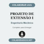 Projeto de extensão I Engenharia Mecânica