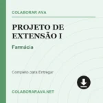 Projeto de Extensão I Farmácia