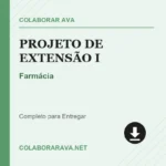 Projeto de Extensão I Farmácia