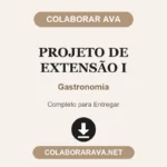 Projeto de Extensão I Gastronomia
