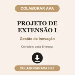 Projeto de Extensão I Gestão da Inovação