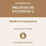 Projeto de Extensão I Gestão de Cooperativas