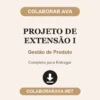 Projeto de Extensão I de Gestão de Produto pronto para entregar