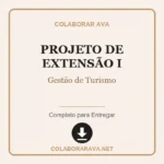 Projeto de Extensão I Gestão de Turismo 