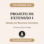 Projeto de Extensão I Gestão em Recursos Humanos