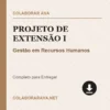 Projeto de Extensão I de Gestão em Recursos Humanos pronto para download