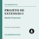 Portfolio Individual Projeto de Extensão I Gestão Financeira