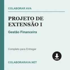 Projeto de Extensão I de Gestão Financeira pronto para download