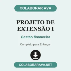 Projeto de Extensão I de Gestão financeira pronto para entregar