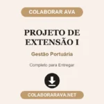 Portfólio Individual Projeto de extensão I Gestão Portuária