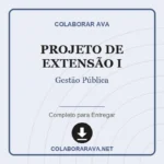 Portfólio Individual Projeto de Extensão I Gestão Pública