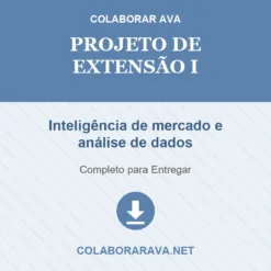 Projeto de Extensão I de Inteligência de mercado e análise de dados pronto para download