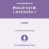 Projeto de Extensão I de Letras pronto para download