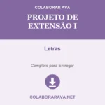 Portfólio Individual Projeto de Extensão I Letras