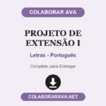 Projeto de Extensão I Letras - Português