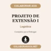 Projeto de Extensão I de Logística pronto para entregar