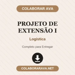 Projeto de Extensão I de Logística pronto para download