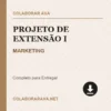 Projeto de Extensão I de MARKETING pronto para download