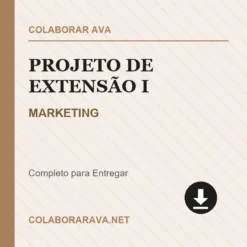 Projeto de Extensão I de MARKETING pronto para download