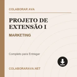 Projeto de Extensão I de MARKETING pronto para download