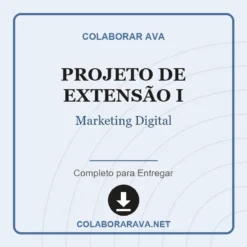 Projeto de Extensão I de Marketing Digital pronto para download
