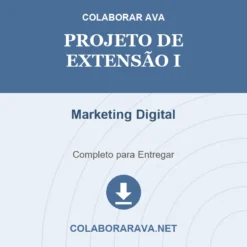 Projeto de Extensão I de Marketing Digital pronto para download