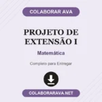 Projeto de Extensão I Matemática