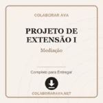 Projeto de Extensão I Mediação