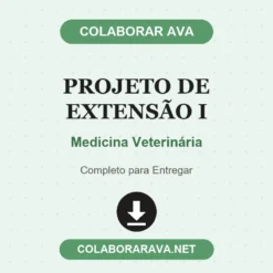 Projeto de Extensão I de Medicina Veterinária pronto para download