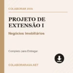 Projeto de Extensão I Negócios Imobiliários