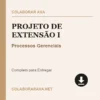 Projeto de Extensão I de Processos Gerenciais pronto para download