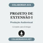 Projeto de Extensão I Produção Audiovisual