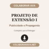 Projeto de Extensão I de Publicidade e Propaganda pronto para entregar