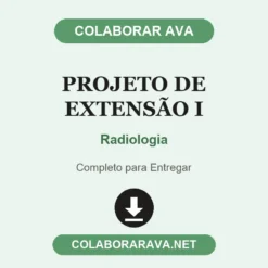 Projeto de Extensão I de Radiologia pronto para entregar