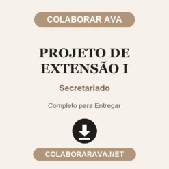 Projeto de Extensão I de Secretariado pronto para entregar