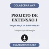 Projeto de Extensão I de Segurança da informação pronto para entregar