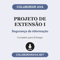 Projeto de Extensão I de Segurança da informação pronto para entregar