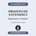 Projeto de Extensão I Segurança no Trabalho