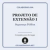 Projeto de Extensão I de Segurança Pública pronto para download