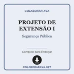Projeto de Extensão I Segurança Pública