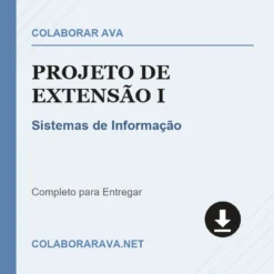 Projeto de Extensão I de Sistemas de Informação pronto para download