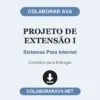 Projeto de Extensão I de Sistemas Para Internet pronto para entregar