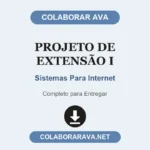 Projeto de Extensão I Sistemas Para Internet