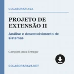 Projeto de extensão II Análise e desenvolvimento de sistemas