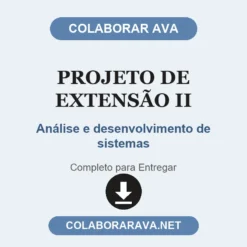Projeto de Extensão II de Análise e desenvolvimento de sistemas pronto para entregar