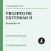 Projeto de Extensão II de Biomedicina pronto para download