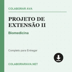 Projeto de Extensão II de Biomedicina pronto para download